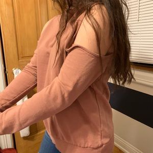 ASOS cold shoulder sweatshirt